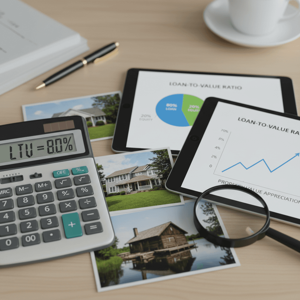 Financial analysis and investment charts for Dubai real estate market